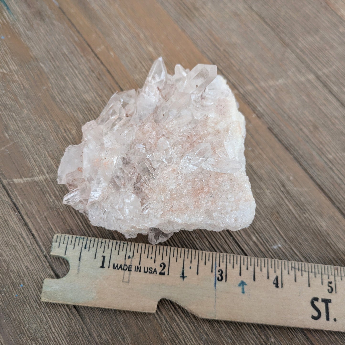 Pink Samadhi Quartz Cluster - Double Sided!