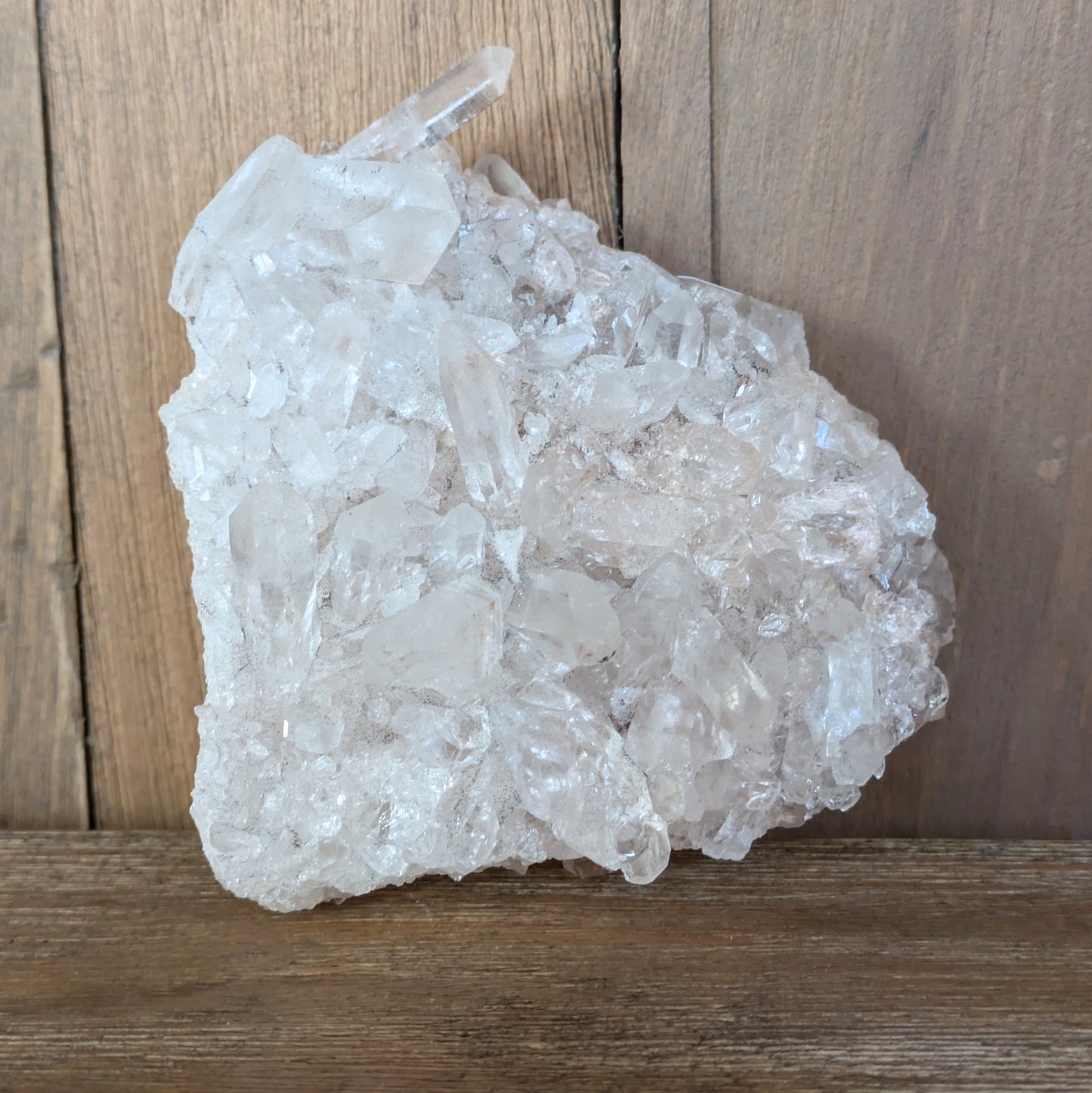 Pink Samadhi Quartz Cluster - Double Sided!