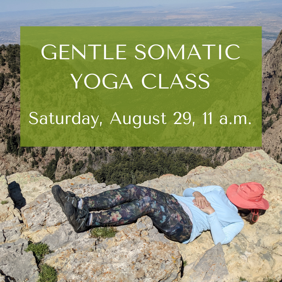August 29: Gentle Somatic Yoga Class