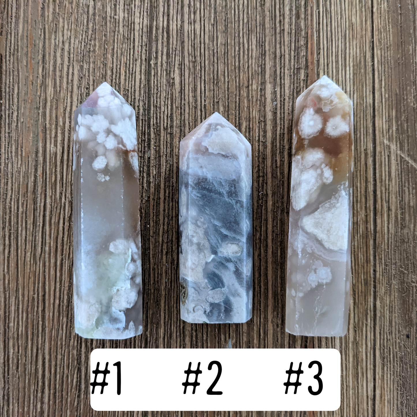 Flower Agate Tower - Large