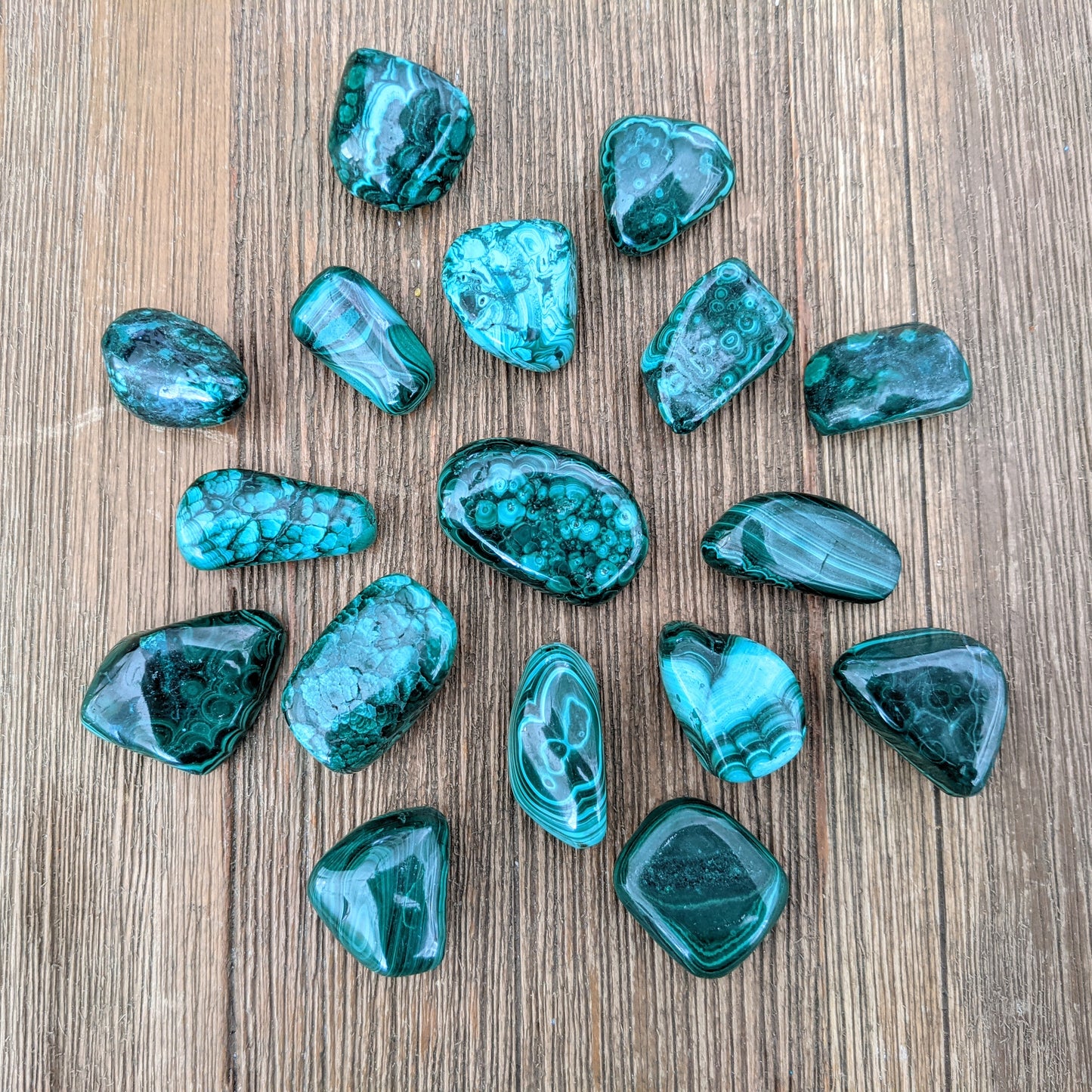 Malachite Tumbled Stone - Small