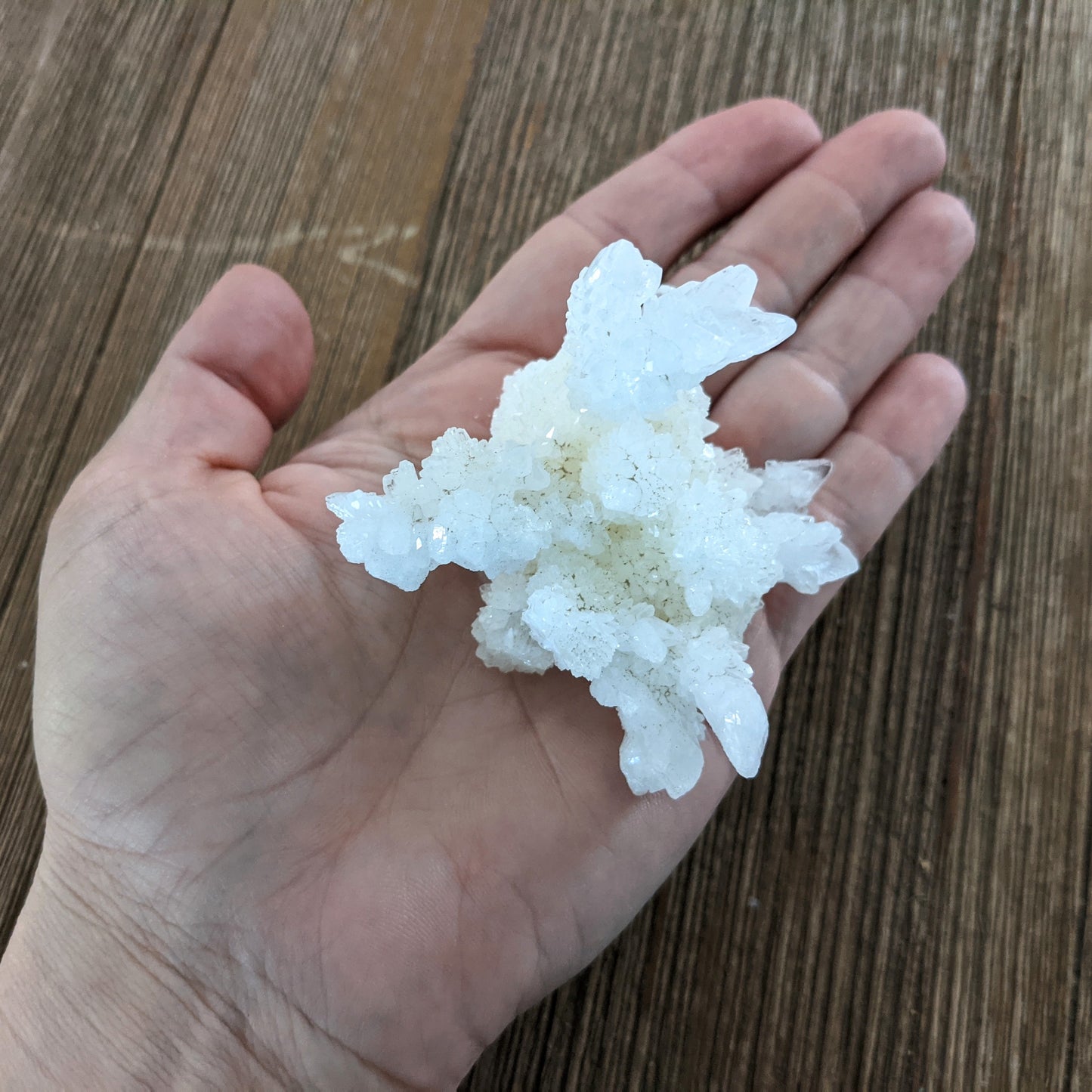 White Calcite Cluster