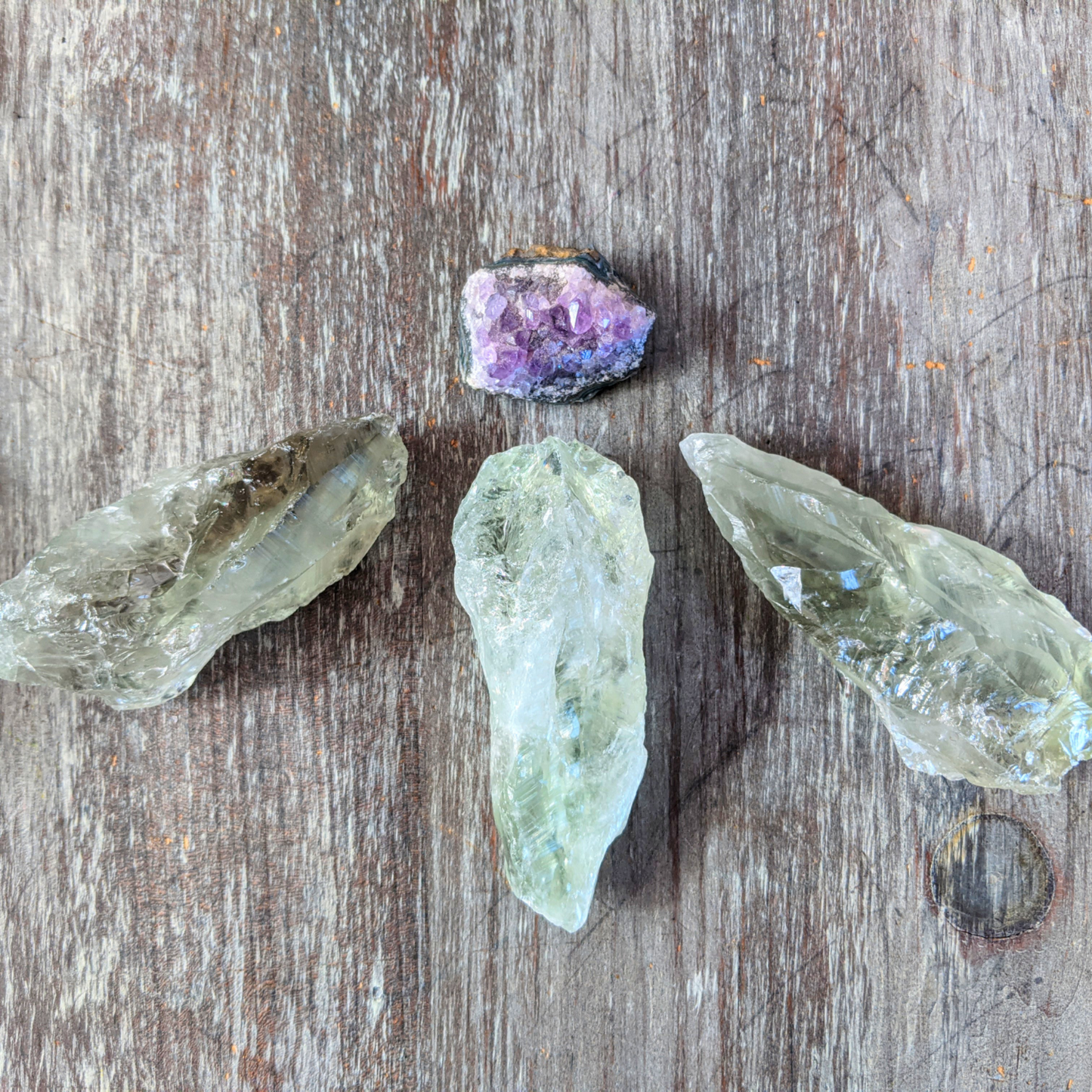 Prasiolite (90-100 grams)