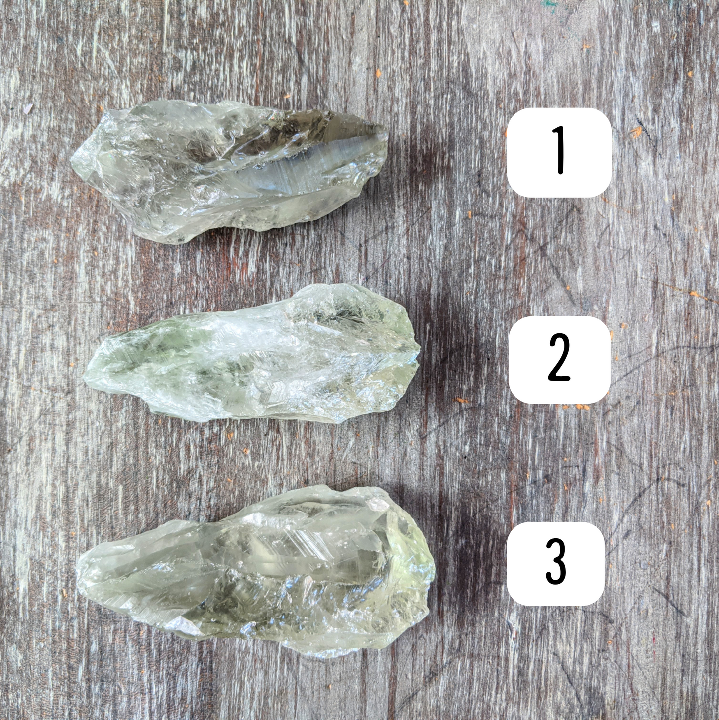 Prasiolite (90-100 grams)