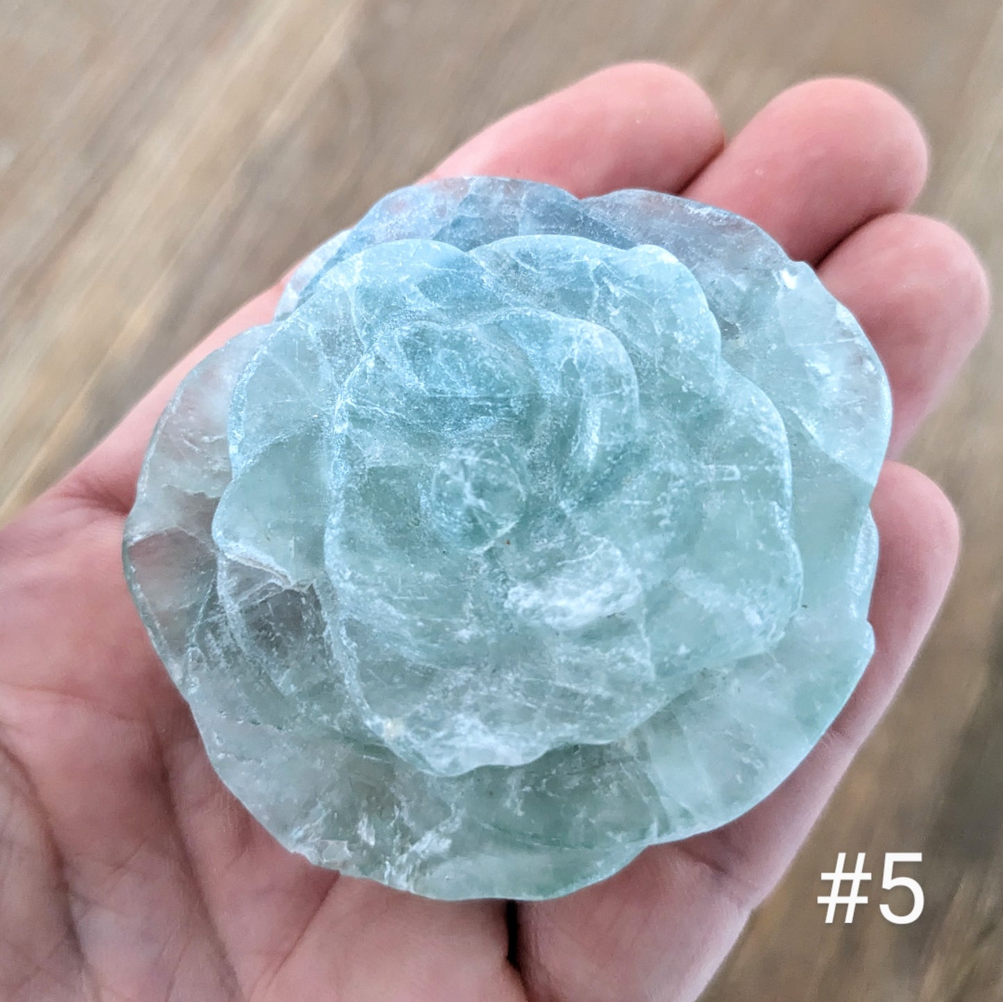 Fluorite Carved Roses