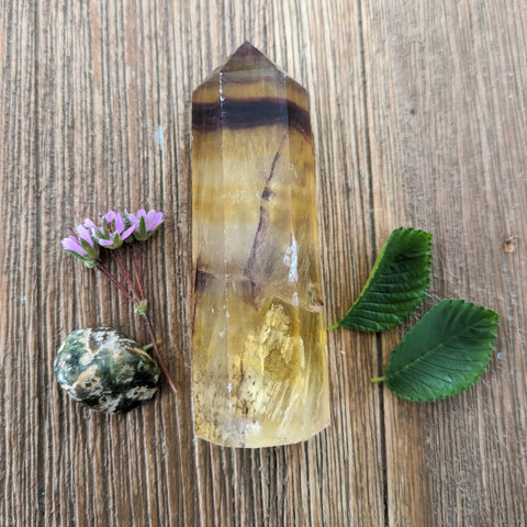 Yellow Fluorite Tower