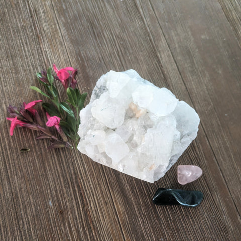 Apophyllite with Stilbite