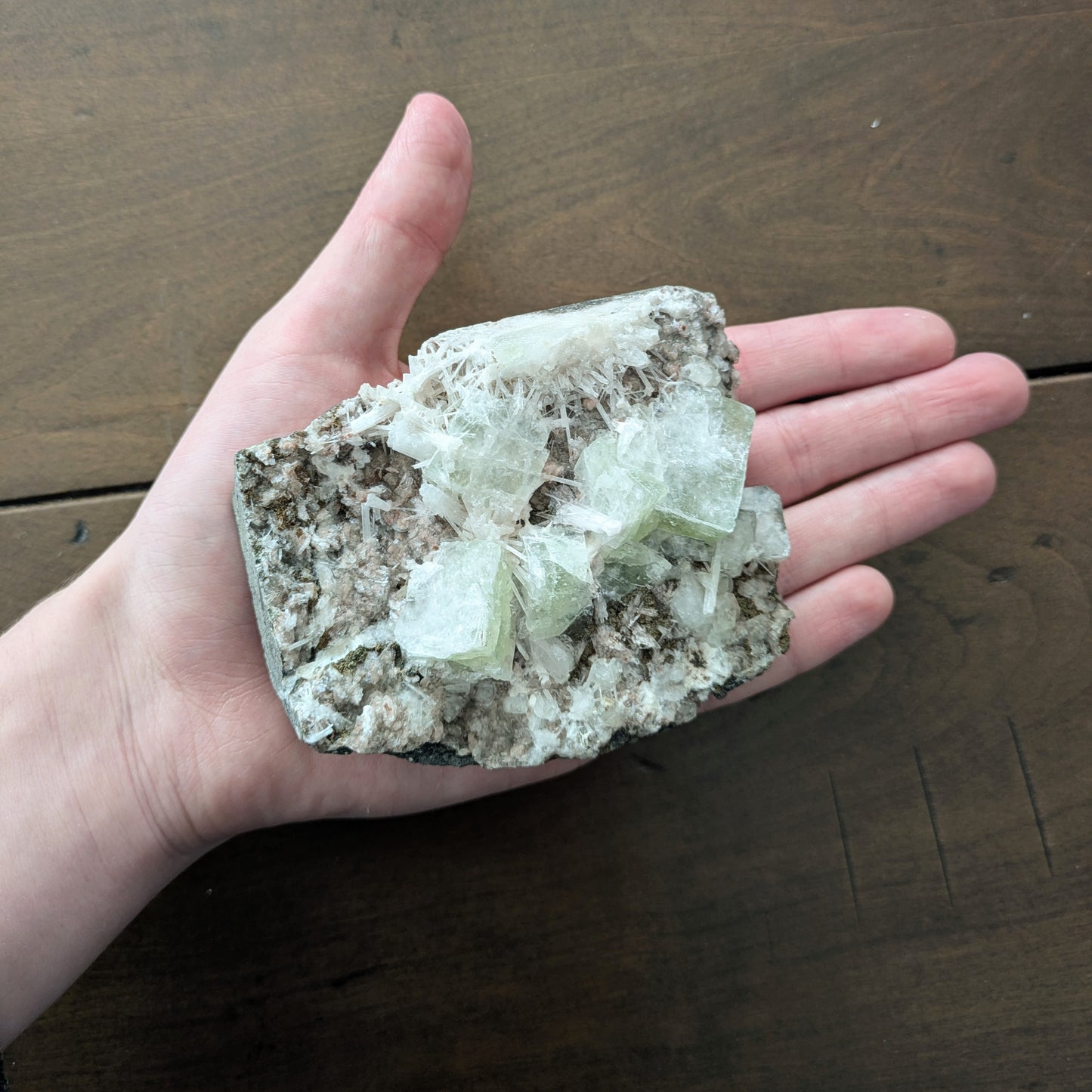 Apophyllite (Green) Zeolite
