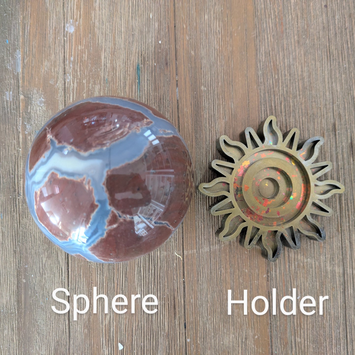 Volcano Agate Sphere