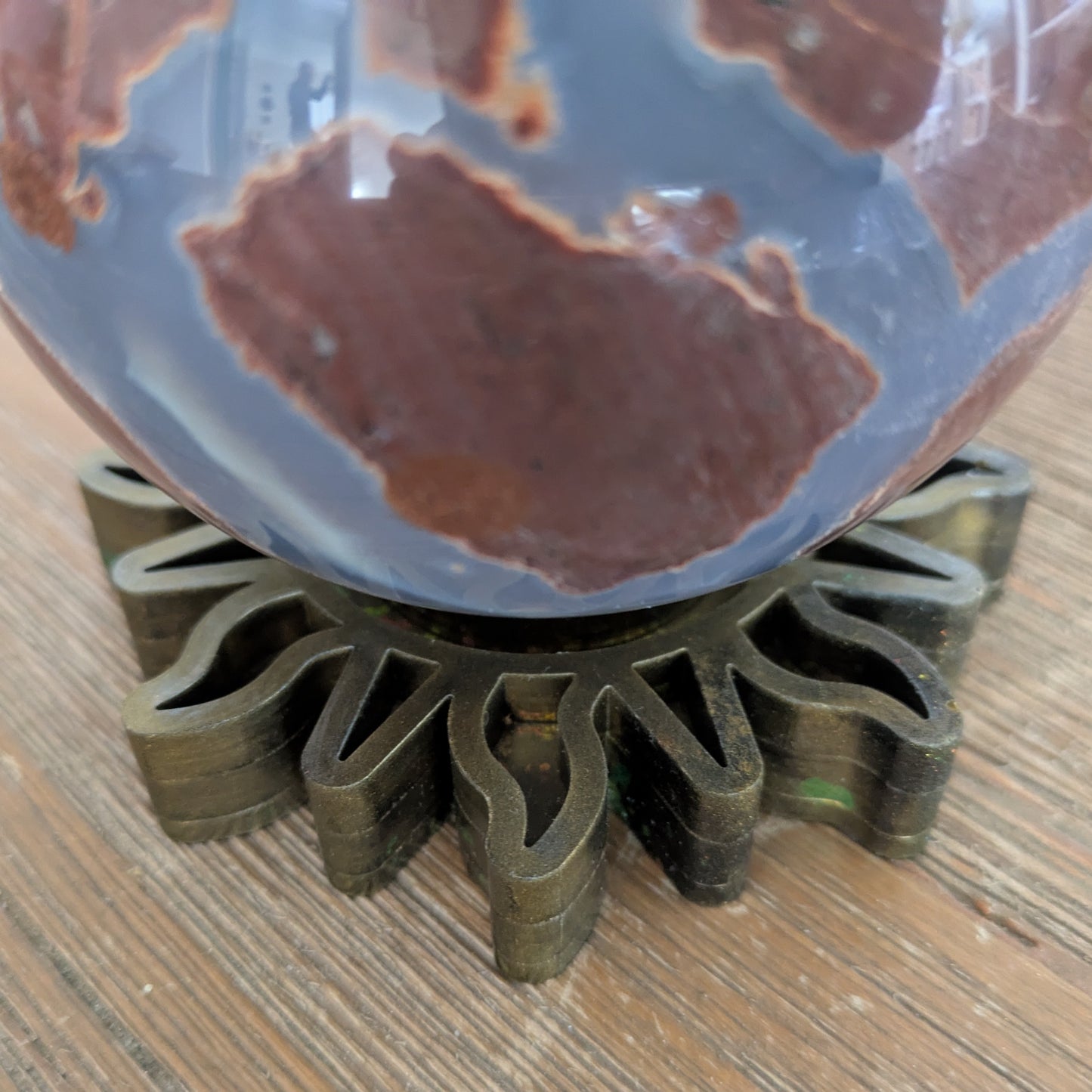 Volcano Agate Sphere