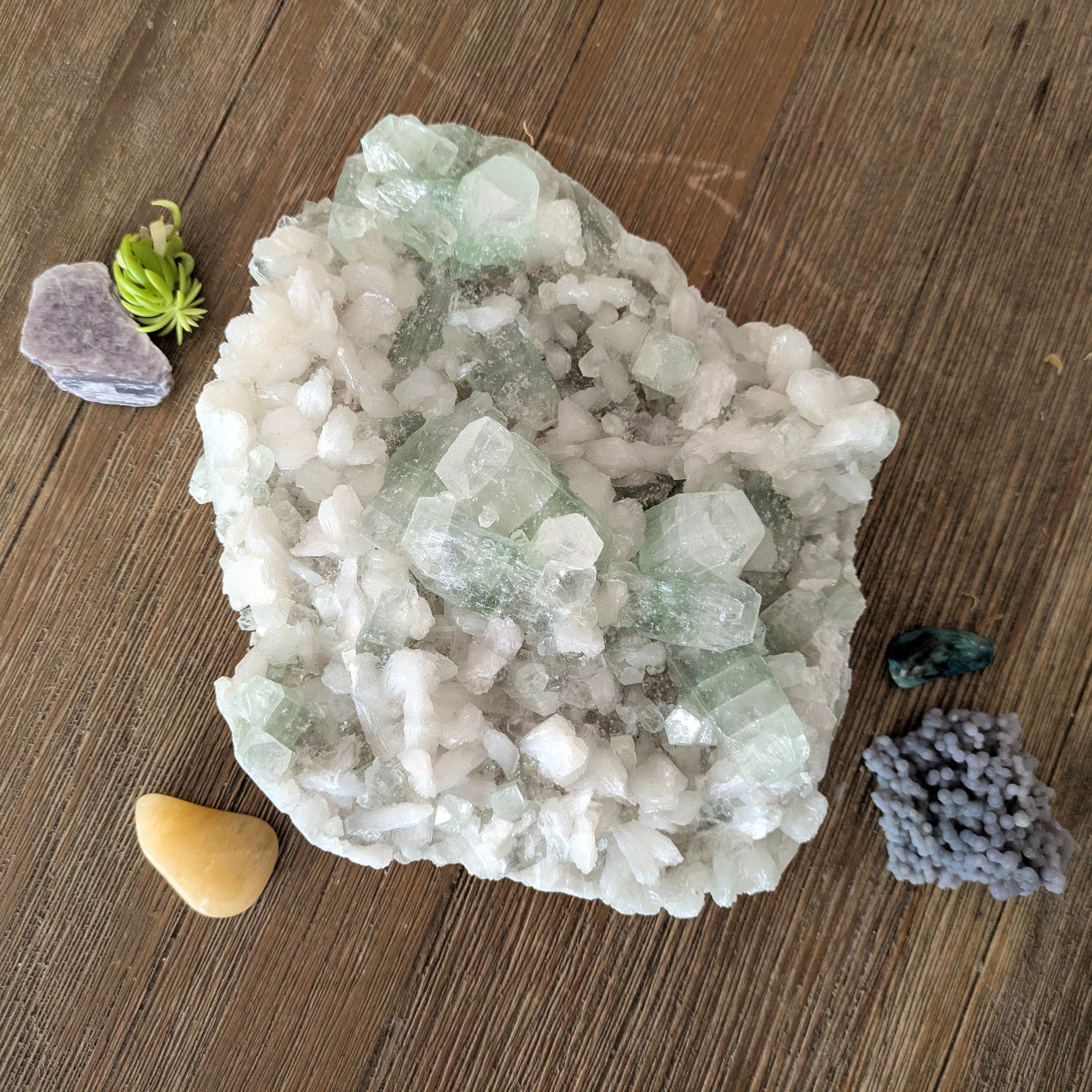 Apophyllite - Green & Clear - Extra Large!