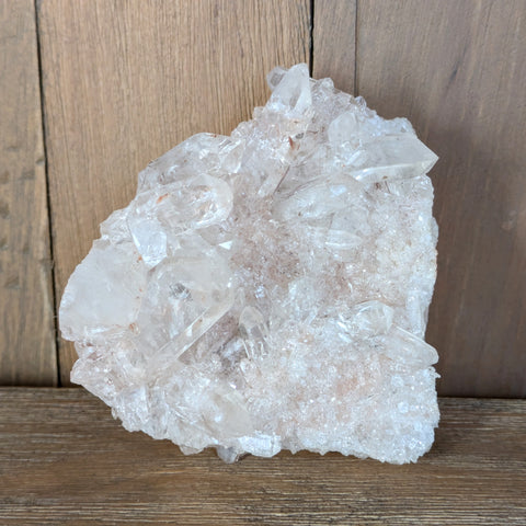 Pink Samadhi Quartz Cluster - Double Sided!
