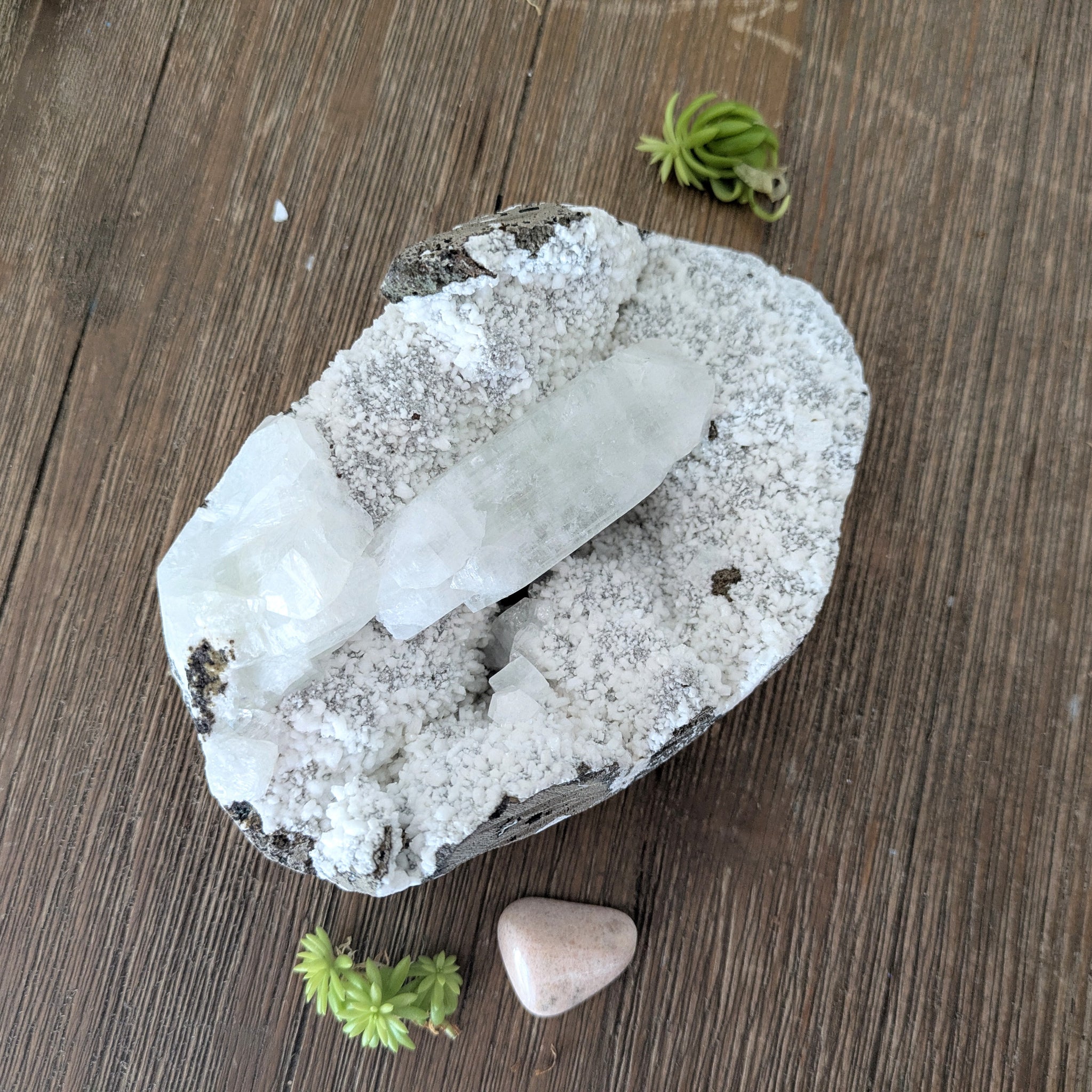 Apophyllite Zeolite - Green & Clear