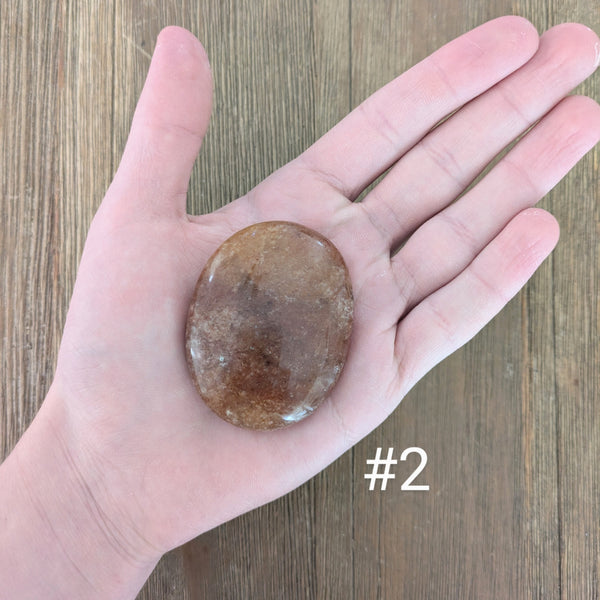 Red Aventurine Palm Stones