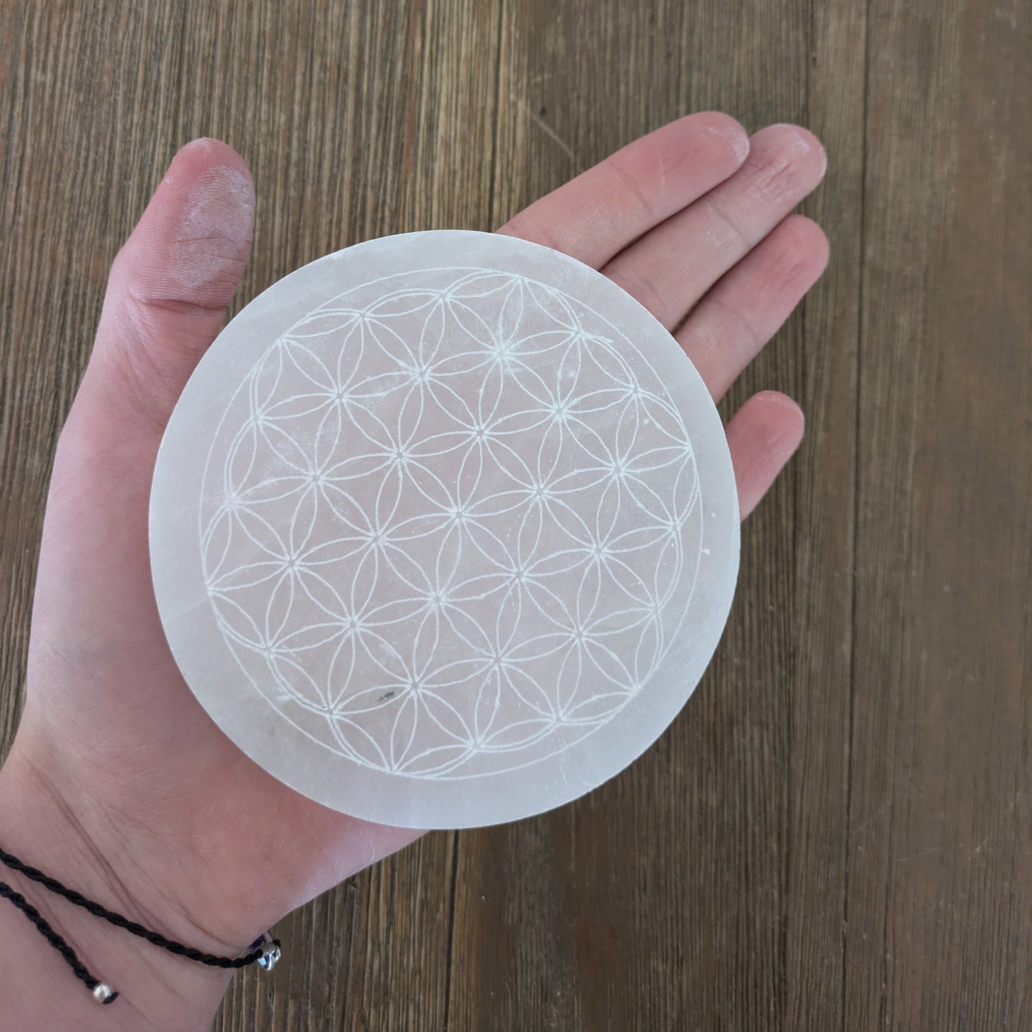 Selenite Charging Plate - Flower of Life