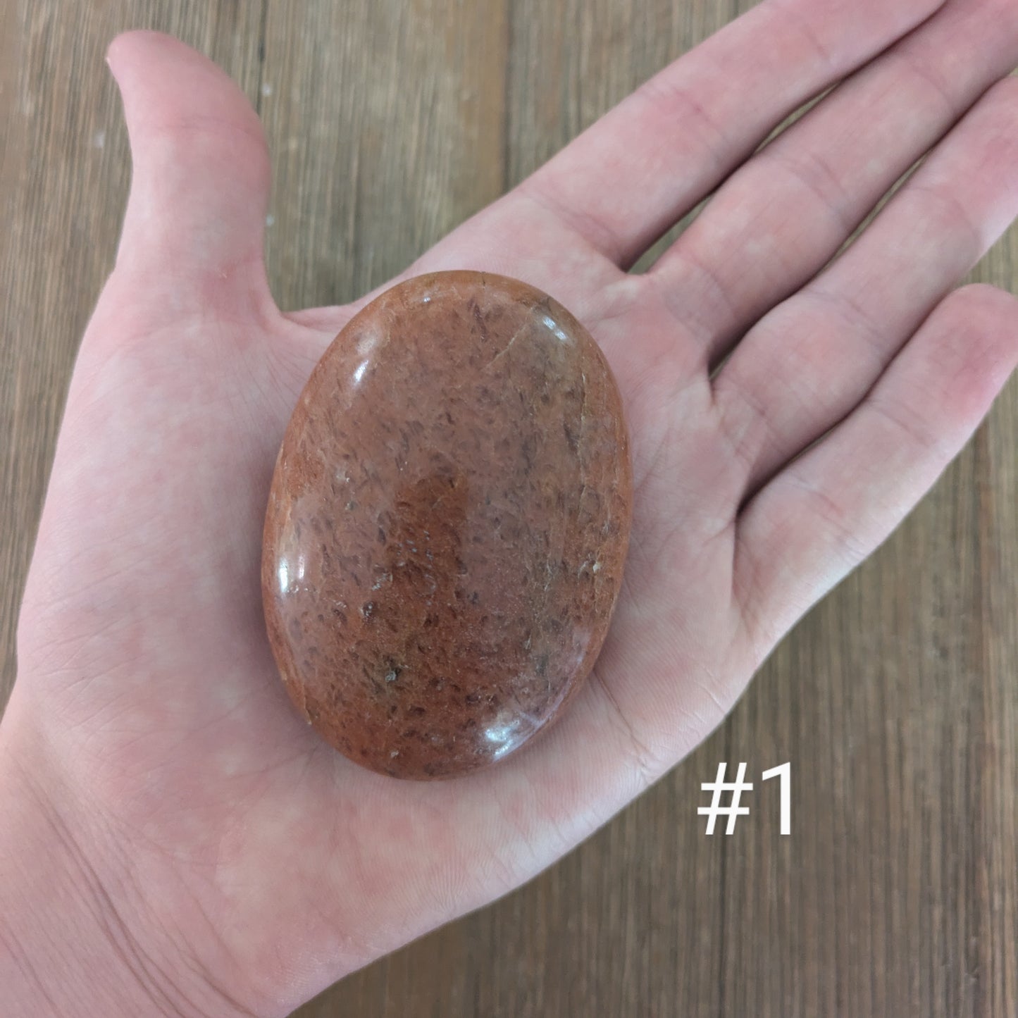 Red Aventurine Palm Stones