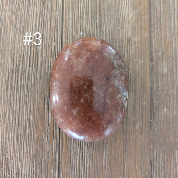 Red Aventurine Palm Stones