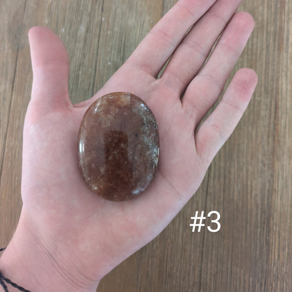 Red Aventurine Palm Stones
