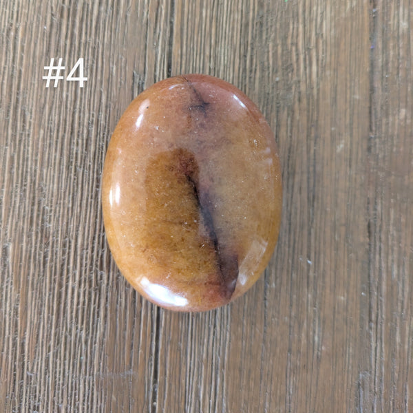 Red Aventurine Palm Stones