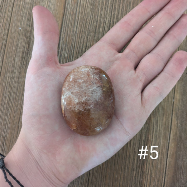 Red Aventurine Palm Stones