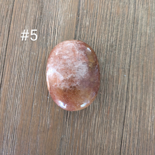 Red Aventurine Palm Stones