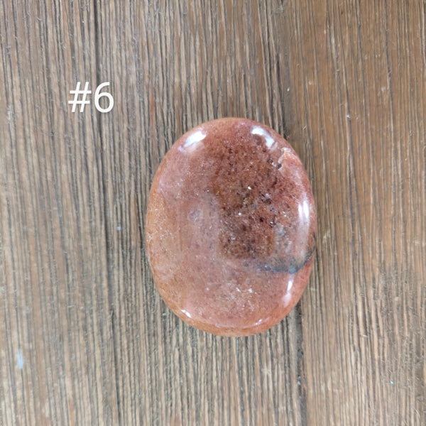 Red Aventurine Palm Stones