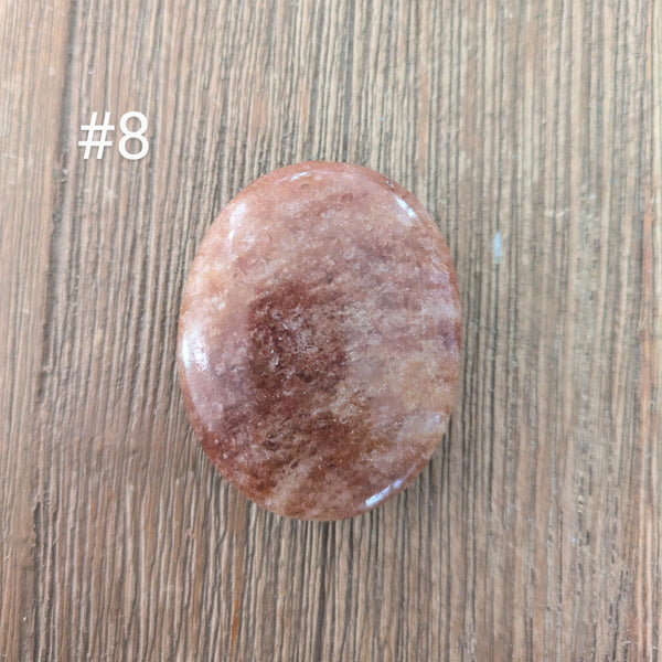 Red Aventurine Palm Stones