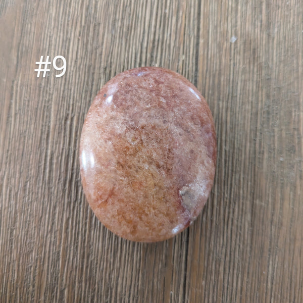 Red Aventurine Palm Stones