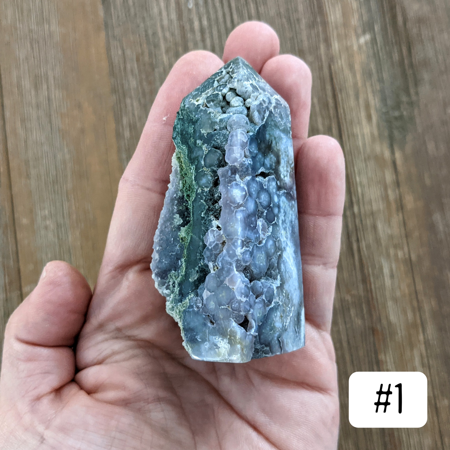 Grape Agate Towers (Semi-Rough)