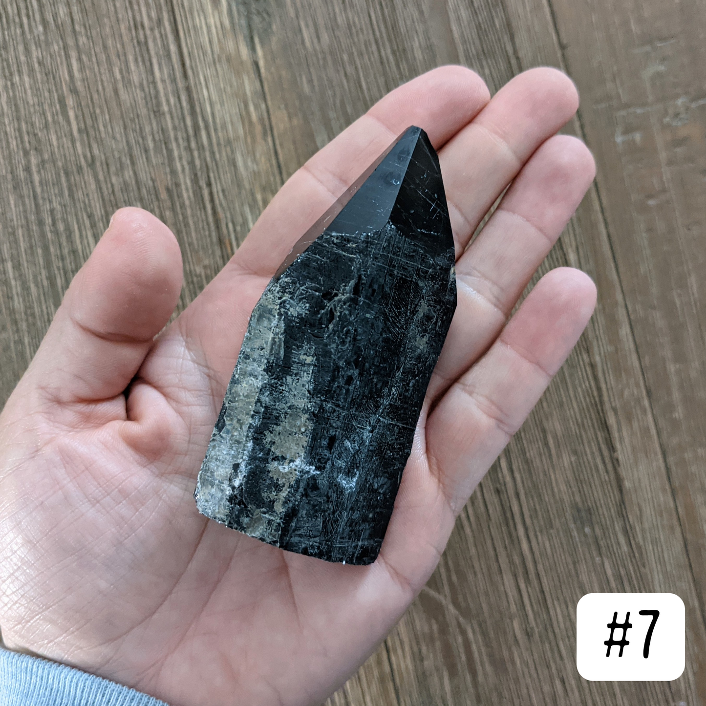 Black Tourmaline Point