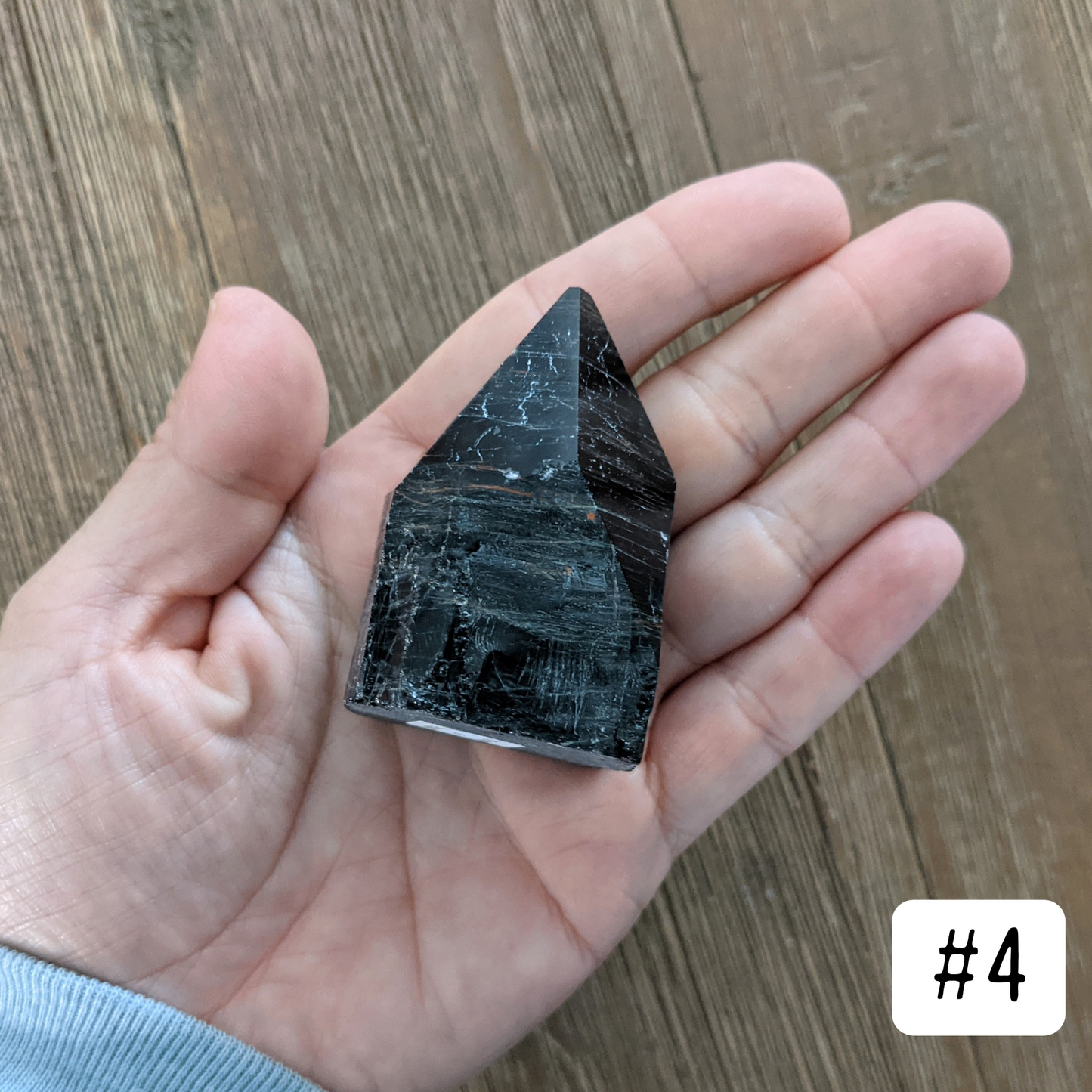 Black Tourmaline Point