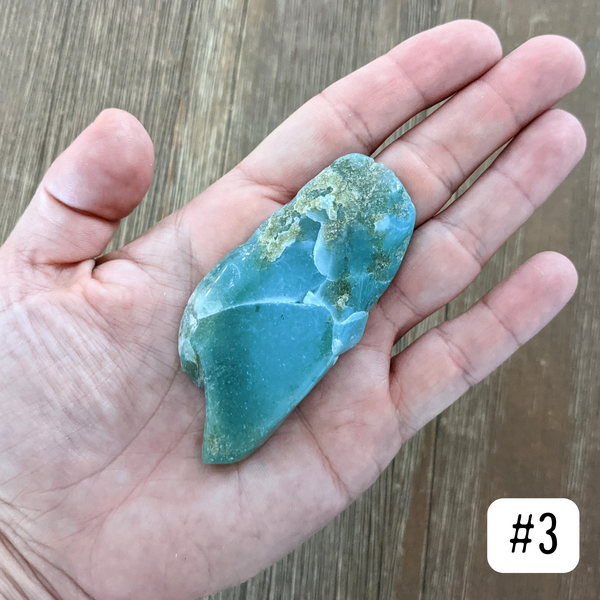 Green Flower Agate Slabs