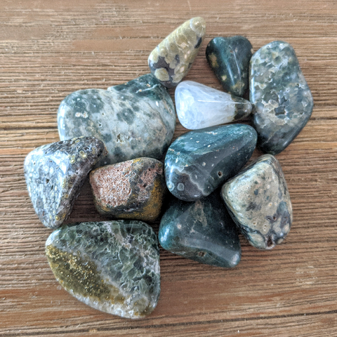 Tumbled Sea Jasper