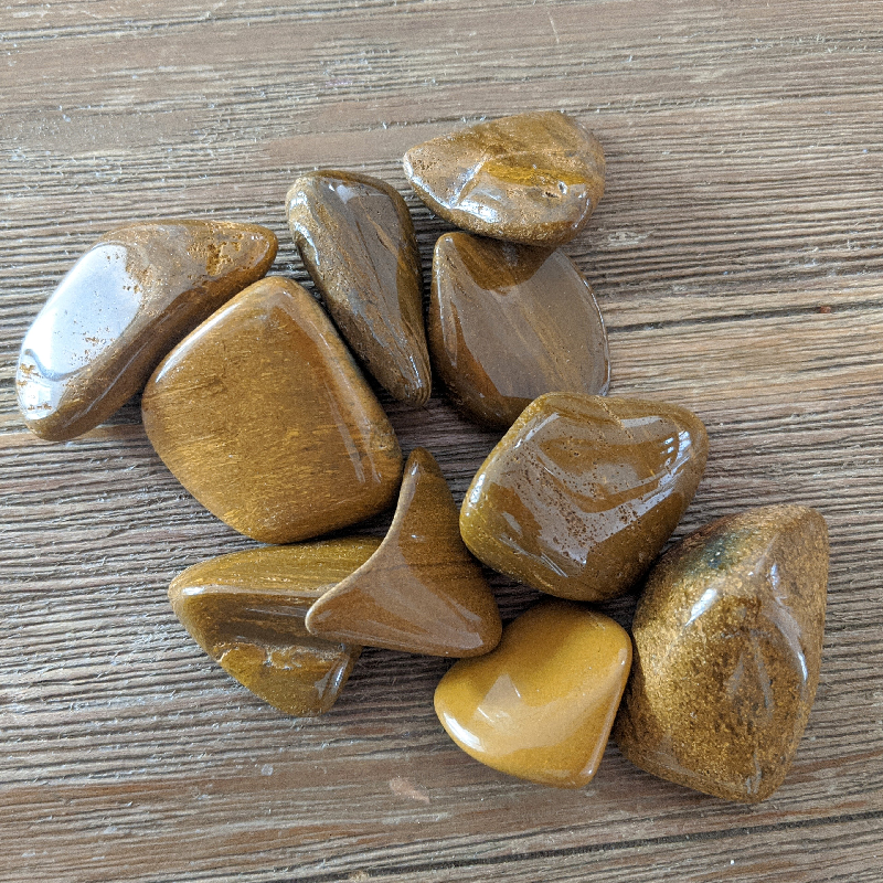 Tumbled Yellow Jasper