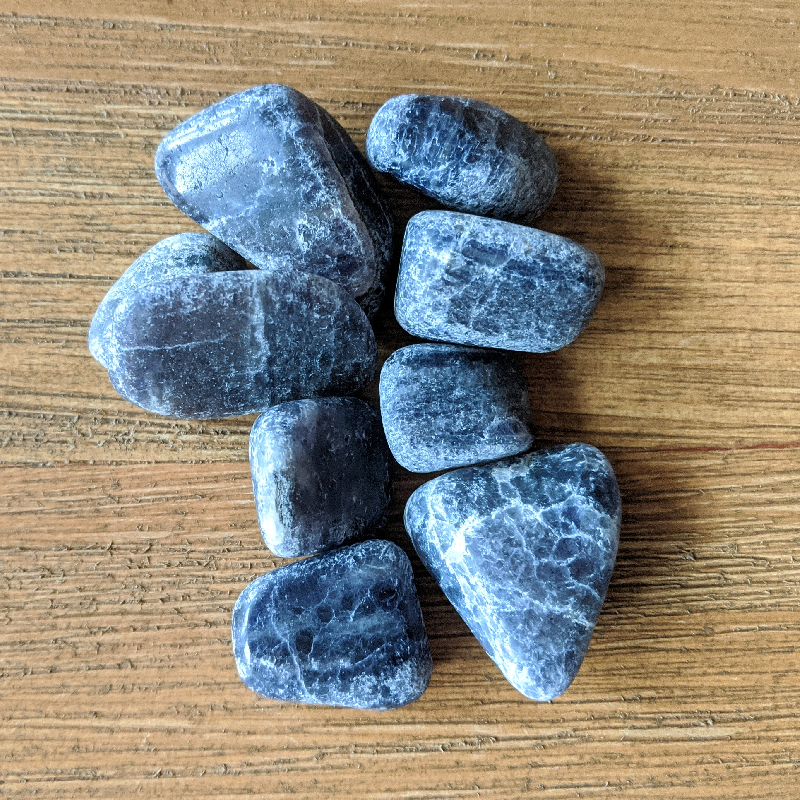 Tumbled Iolite (Matte)