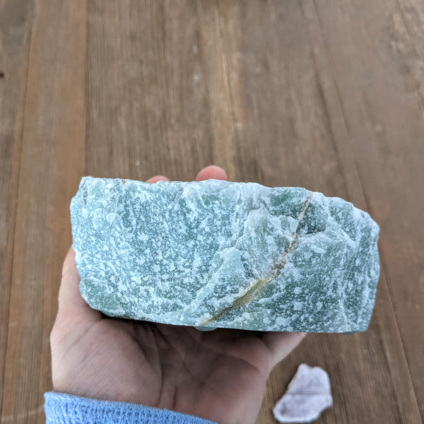 Green Quartzite Candle Holder