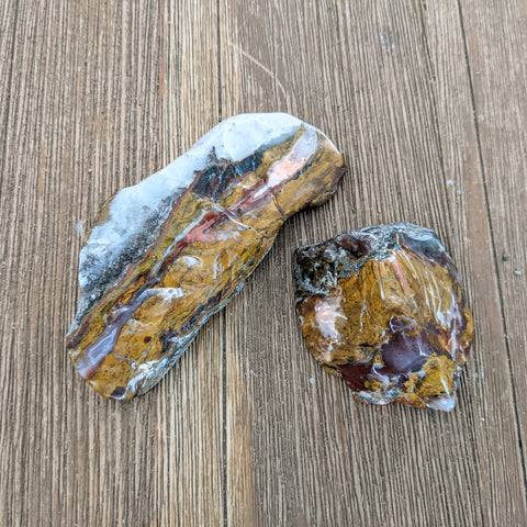 Apple Valley Seam Agate Chunk