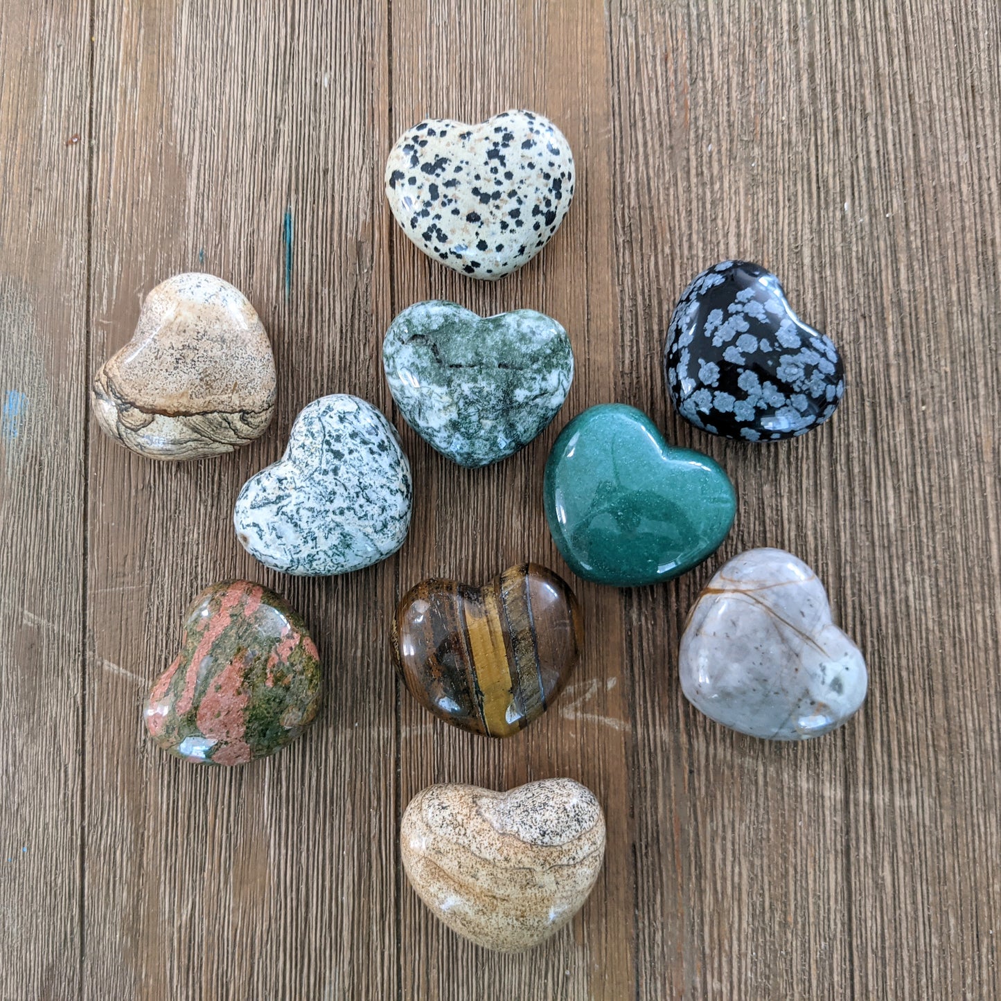 Gemstone Hearts