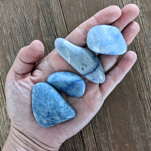 Tumbled Blue Quartz