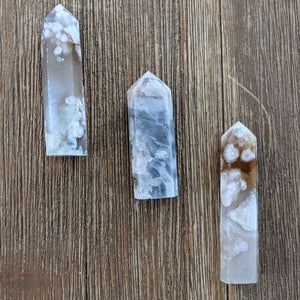 Flower Agate Tower - Large