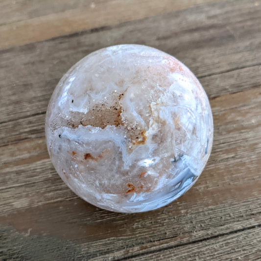 Pink Amethyst Sphere - 414 grams