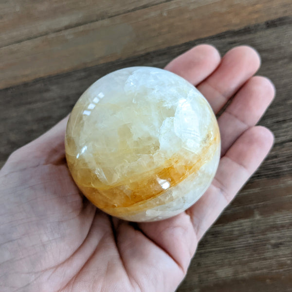Golden Healer Quartz Sphere - 268 grams