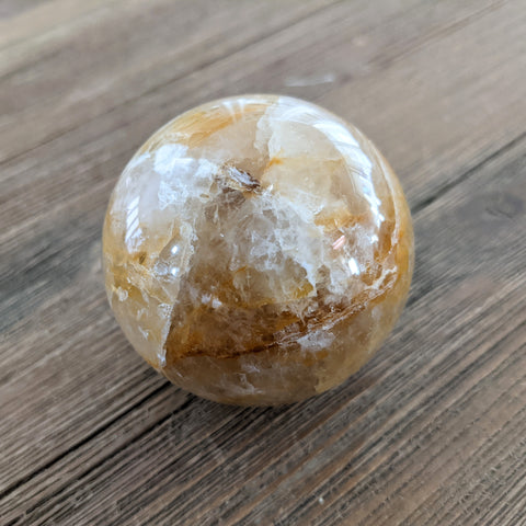Golden Healer Quartz Sphere - 278 grams