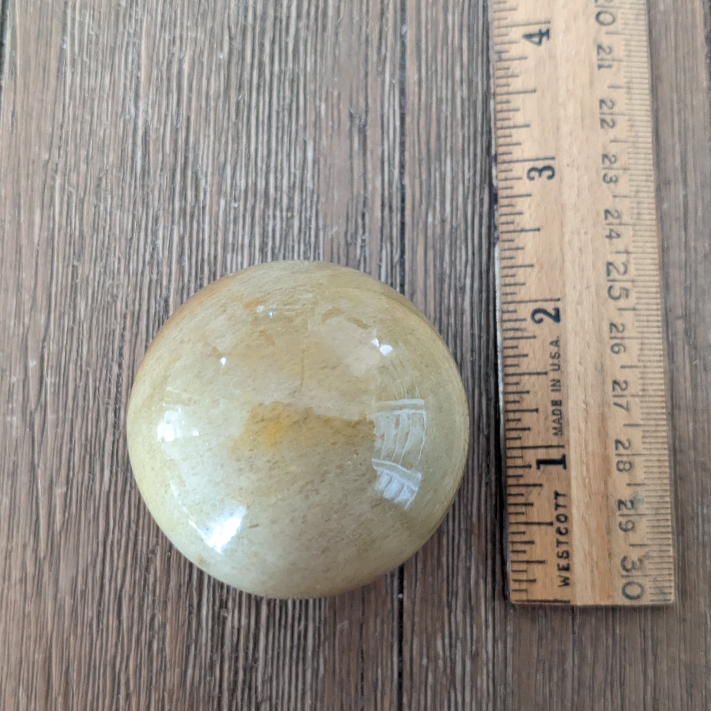 Yellow Quartz Spheres