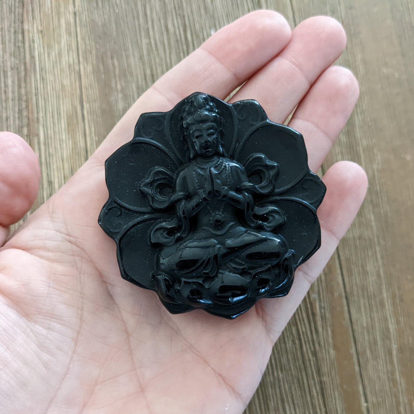 Carved Gemstone Quan Yin