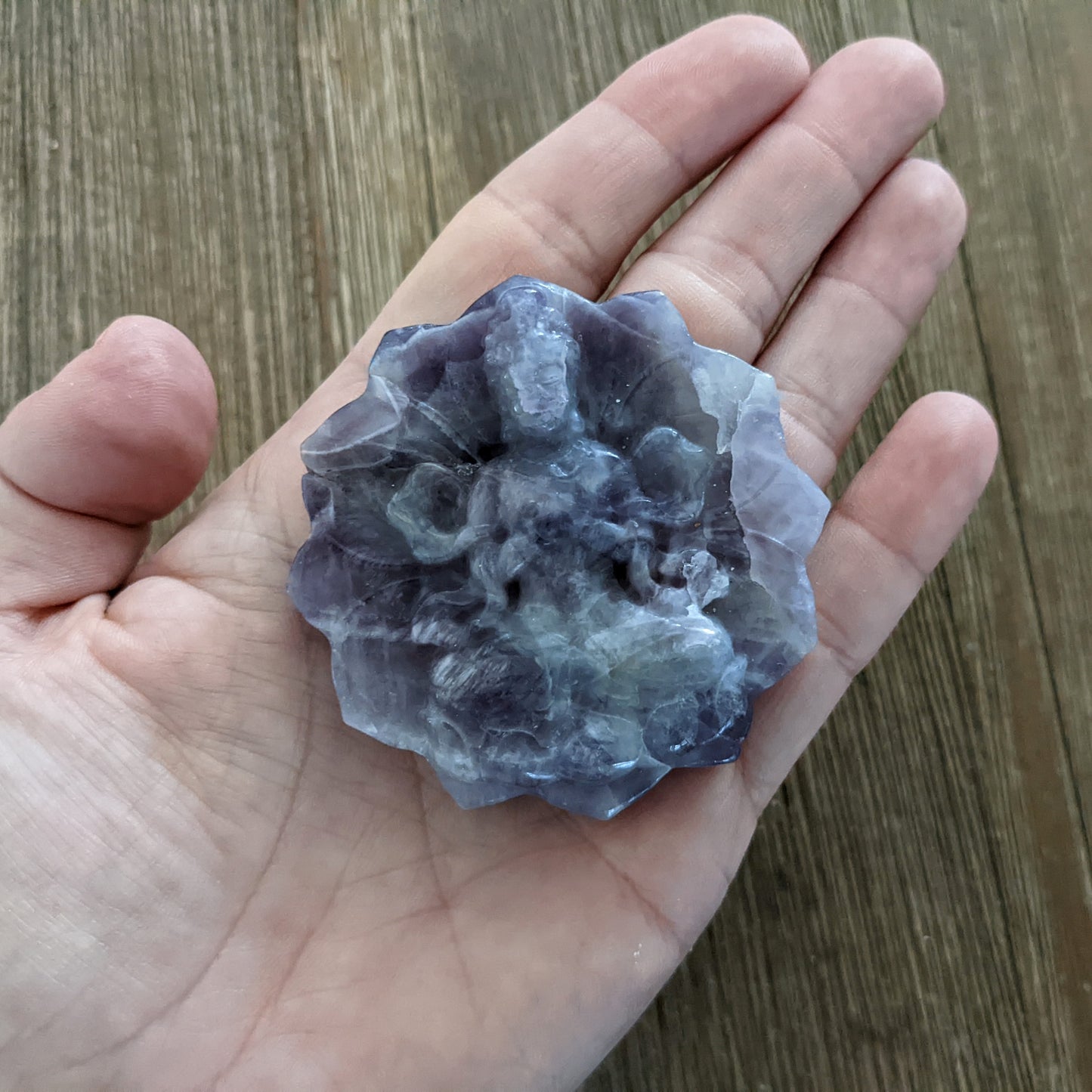 Carved Gemstone Quan Yin