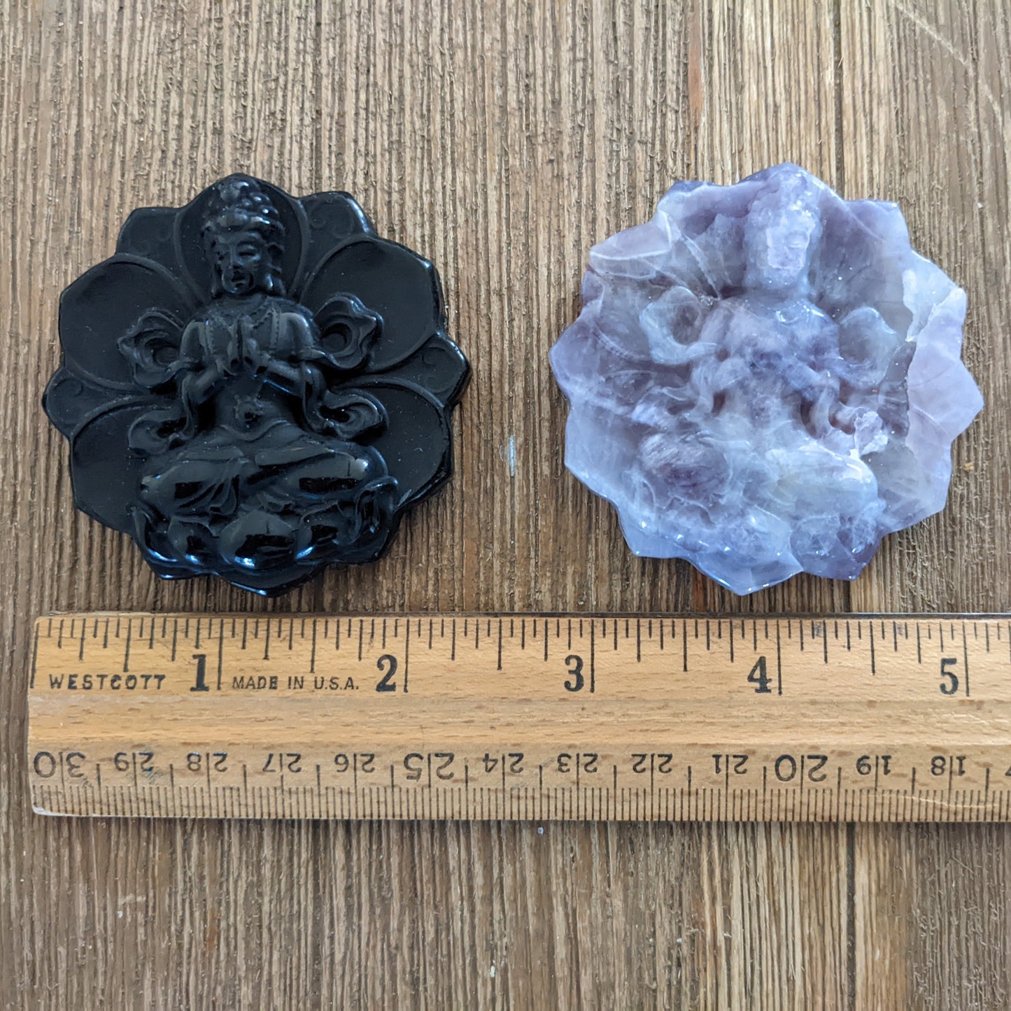 Carved Gemstone Quan Yin