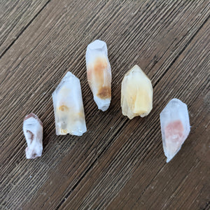 Amphibole Quartz Points - Set #2