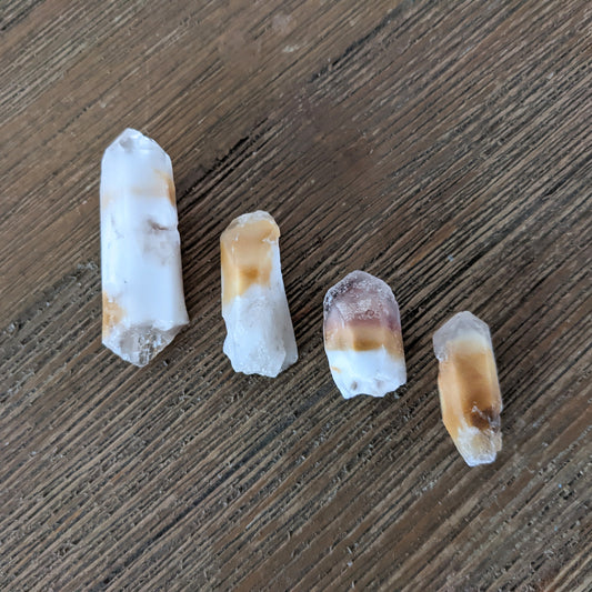 Amphibole Quartz Points - Set #3