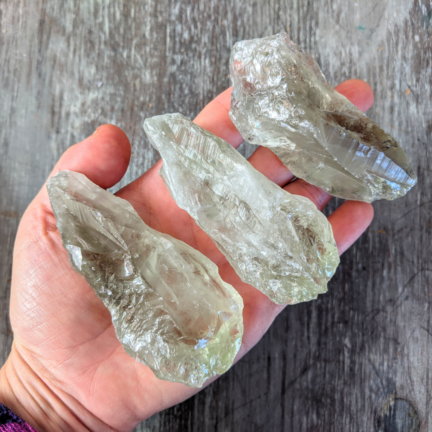 Prasiolite (90-100 grams)